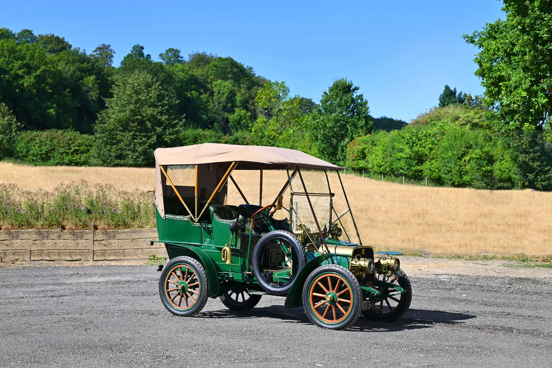 1904 Darracq Twin-Cylinder 10HP Swing-Seat Tonneau, top lot of the Bonhams Golden Age of Motoring Sale