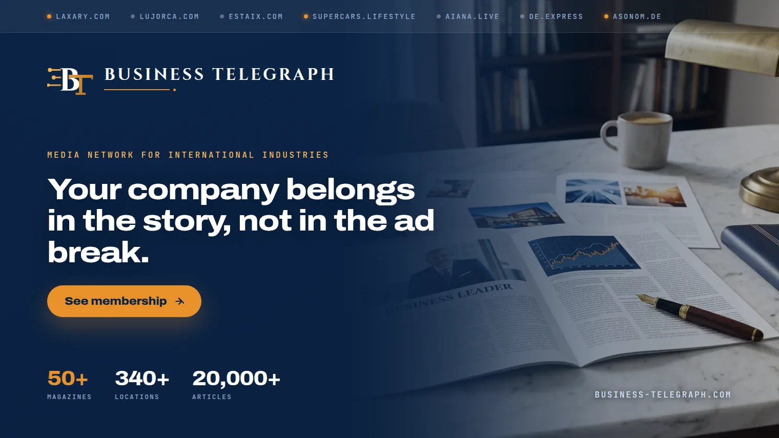 Business Telegraph: media network for international industries