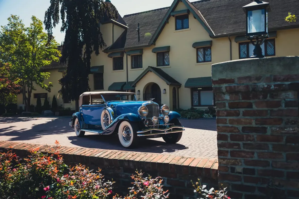 1934 Duesenberg Model J Convertible Berline by Murphy, top lot of the RM Sotheby's Hershey auction 2026